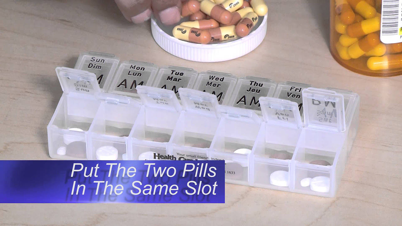 How to Fill A Pill Box 